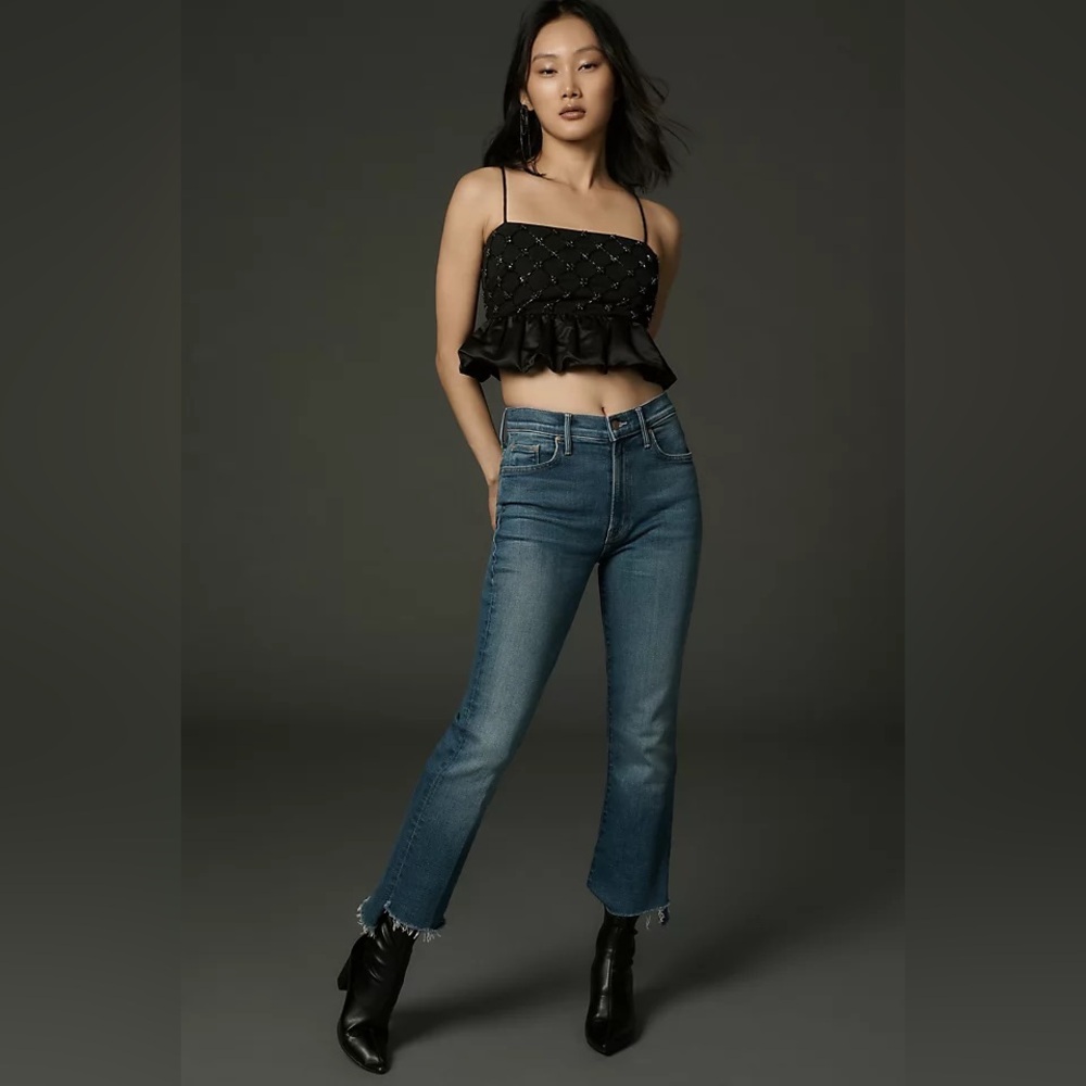 Mother Jeans Insider Crop Step Fray - Good Condition! Size 24